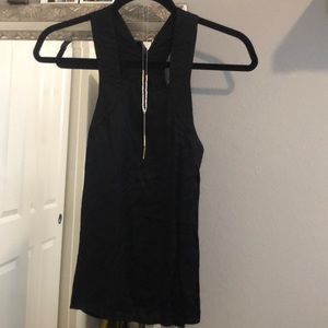 Black halter top